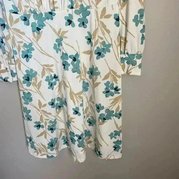 H&M Floral Long Sleeve Dress Size Medium - Picture 5 of 14